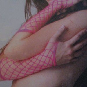 Fingerless Fishnet Gloves - White Diamondnet